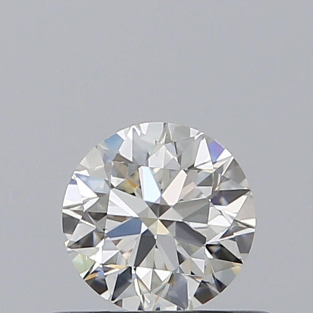 0.4 Carat Round Natural Diamond with  Cut Diamond in 14KT  view 1
