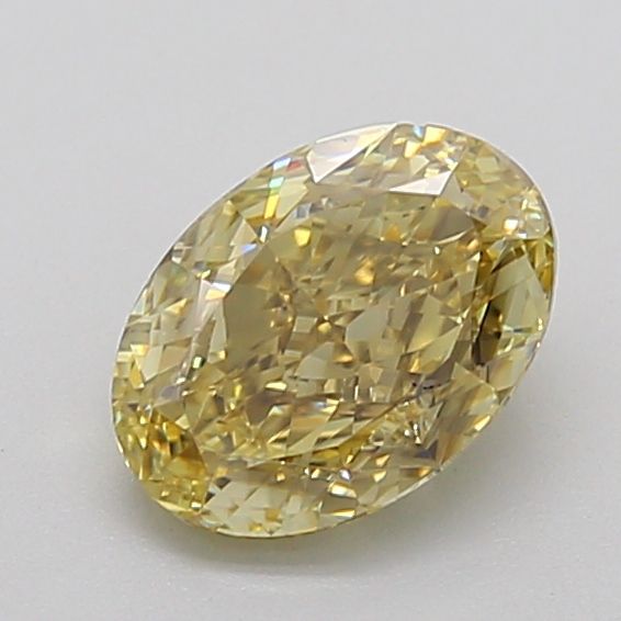 1.62 Carat Oval Lab Diamond with  Cut Diamond in 14KT  view 1
