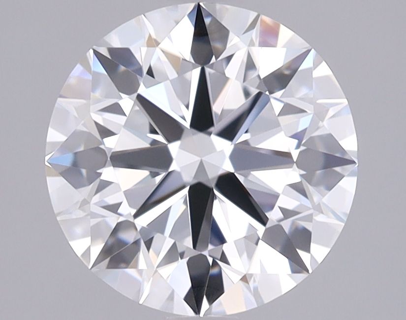 1.92 Carat Round Lab Diamond with  Cut Diamond in 14KT  view 1
