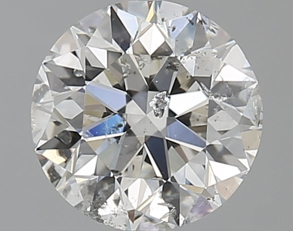 1.01 Carat Round Natural Diamond with  Cut Diamond in 14KT  view 1
