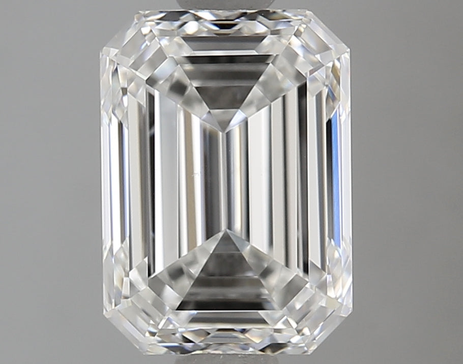 2.02 Carat Emerald Natural Diamond with  Cut Diamond in 14KT  view 1
