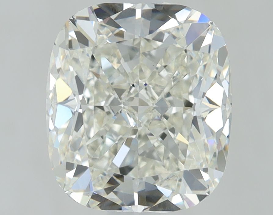 2.02 Carat Cushion Lab Diamond with  Cut Diamond in 14KT  view 1
