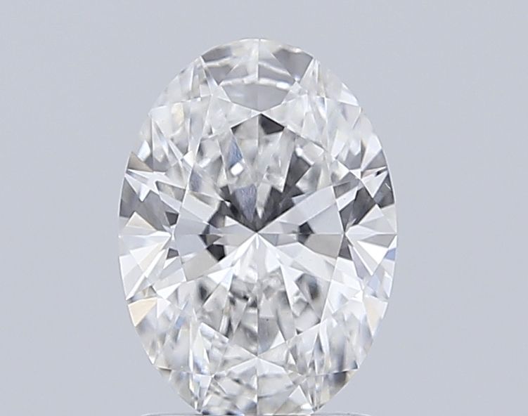 1.55 Carat Oval Lab Diamond with  Cut Diamond in 14KT  view 1
