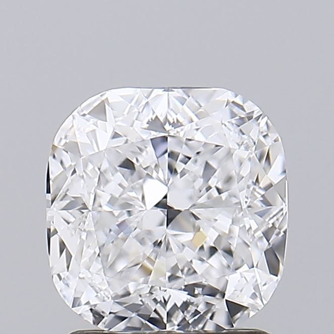 1.67 Carat Cushion Lab Diamond with  Cut Diamond in 14KT  view 1
