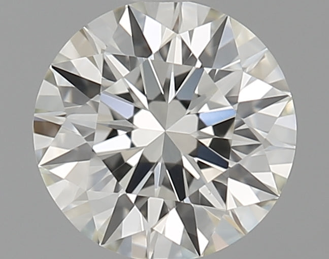 0.36 Carat Round Natural Diamond with  Cut Diamond in 14KT  view 1
