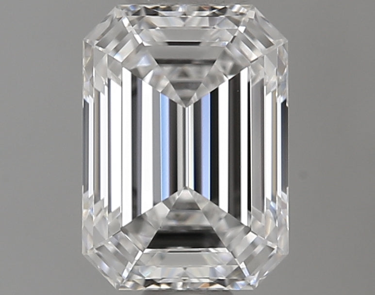 0.71 Carat Emerald Natural Diamond with  Cut Diamond in 14KT  view 1

