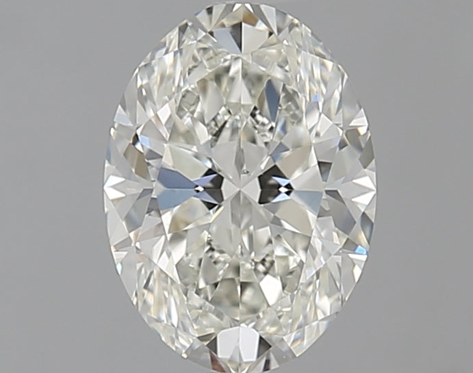 1.0 Carat Oval Natural Diamond with  Cut Diamond in 14KT  view 1
