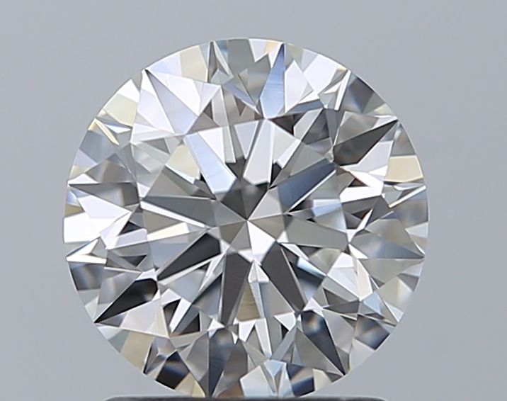 1.47 Carat Round Natural Diamond with  Cut Diamond in 14KT  view 1
