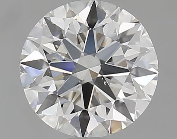 0.9 Carat Round Natural Diamond with  Cut Diamond in 14KT  view 1

