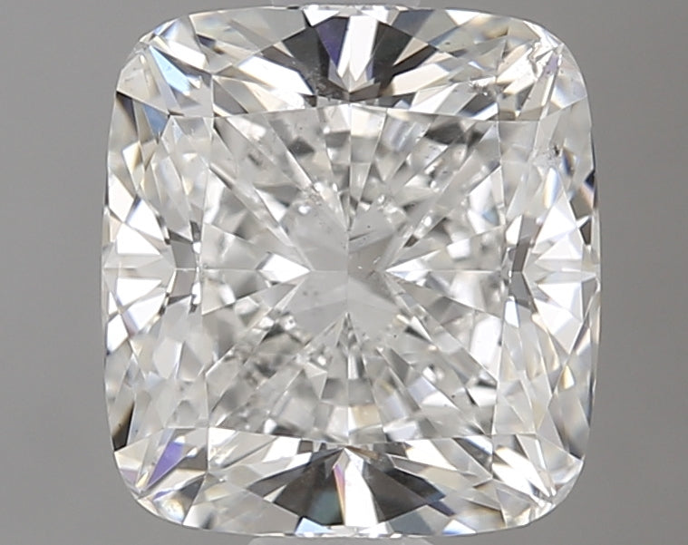 1.7 Carat Cushion Natural Diamond with  Cut Diamond in 14KT  view 1
