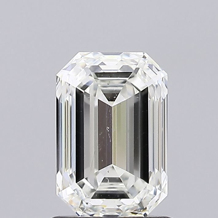 1.51 Carat Emerald Natural Diamond with  Cut Diamond in 14KT  view 1
