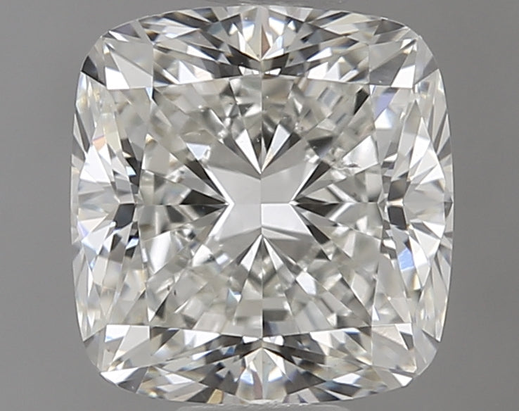 1.2 Carat Cushion Natural Diamond with  Cut Diamond in 14KT  view 1
