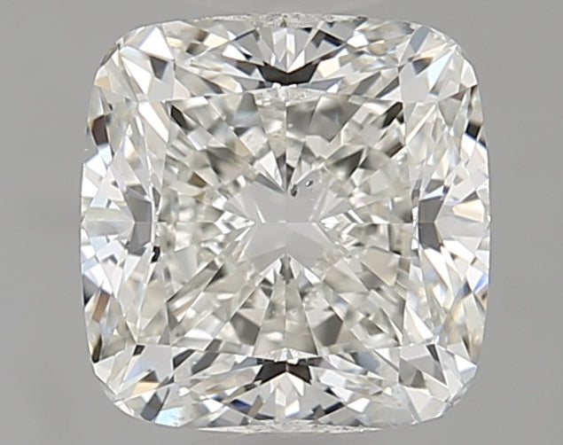 2.0 Carat Cushion Natural Diamond with  Cut Diamond in 14KT  view 1
