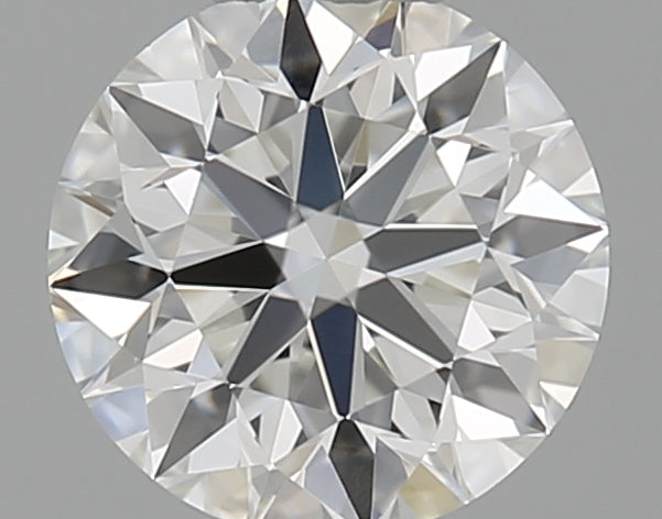 0.46 Carat Round Natural Diamond with  Cut Diamond in 14KT  view 1
