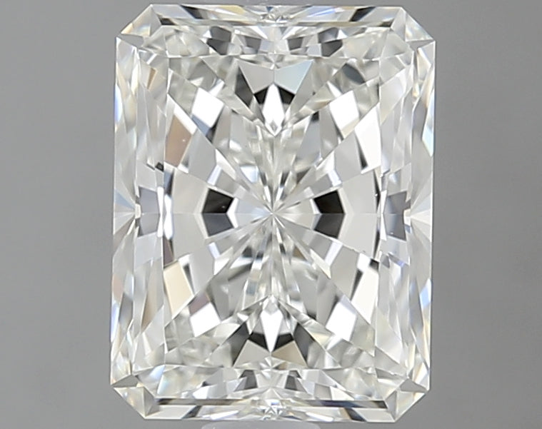 1.54 Carat Radiant Natural Diamond with  Cut Diamond in 14KT  view 1
