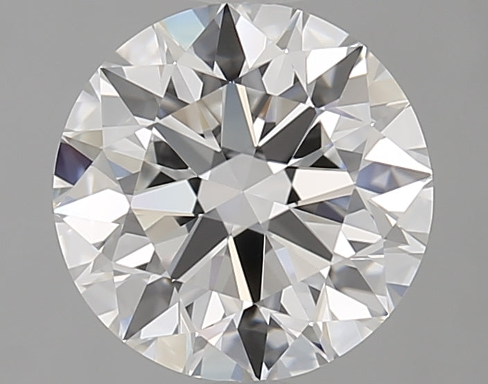 1.81 Carat Round Natural Diamond with  Cut Diamond in 14KT  view 1
