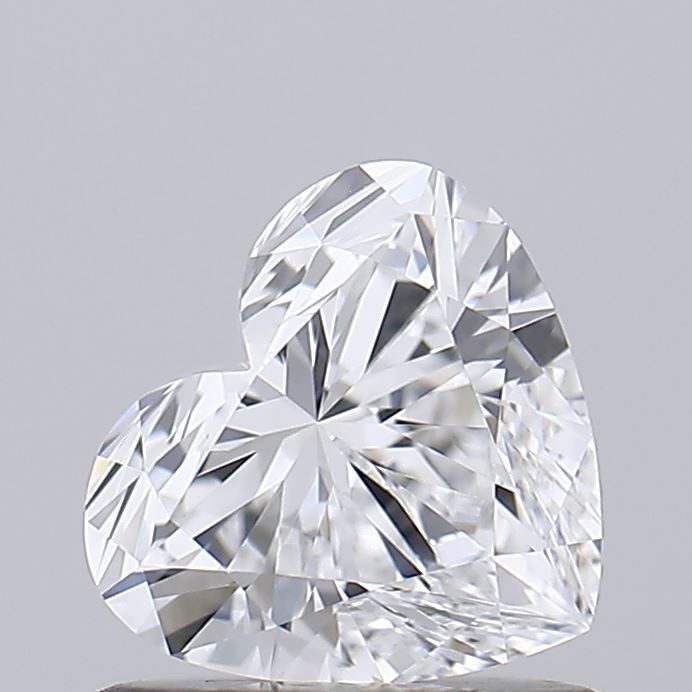 0.82 Carat Heart Lab Diamond with  Cut Diamond in 14KT  view 1

