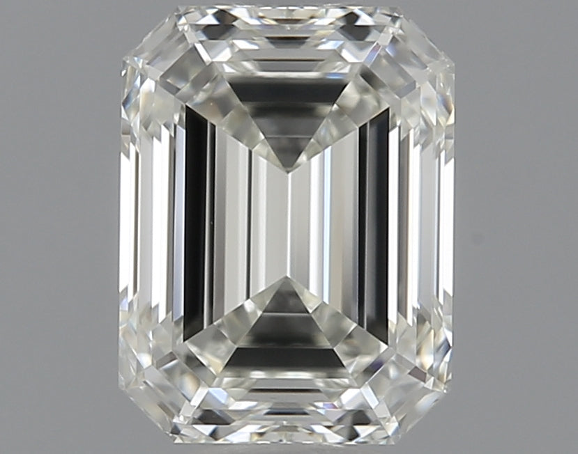1.01 Carat Emerald Natural Diamond with  Cut Diamond in 14KT  view 1
