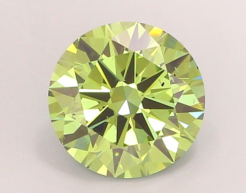 2.69 Carat Round Lab Diamond with  Cut Diamond in 14KT  view 1
