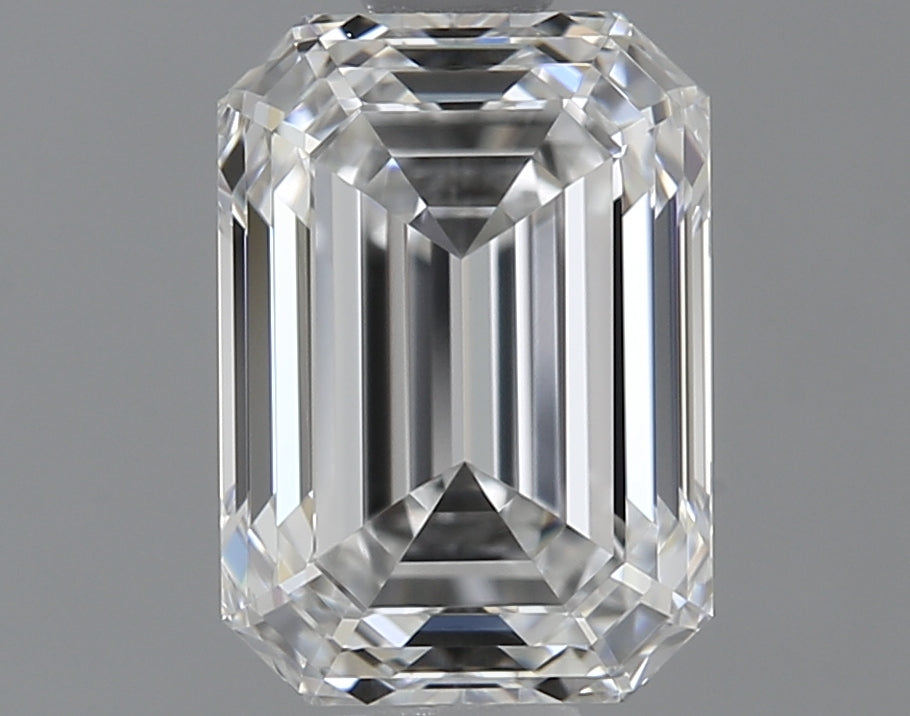 1.21 Carat Emerald Natural Diamond with  Cut Diamond in 14KT  view 1

