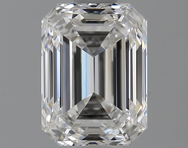 1.0 Carat Emerald Natural Diamond with  Cut Diamond in 14KT  view 1

