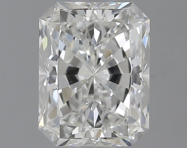 0.8 Carat Radiant Natural Diamond with  Cut Diamond in 14KT  view 1

