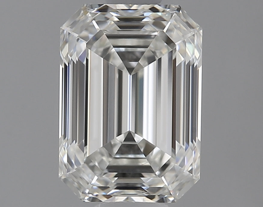 1.21 Carat Emerald Natural Diamond with  Cut Diamond in 14KT  view 1
