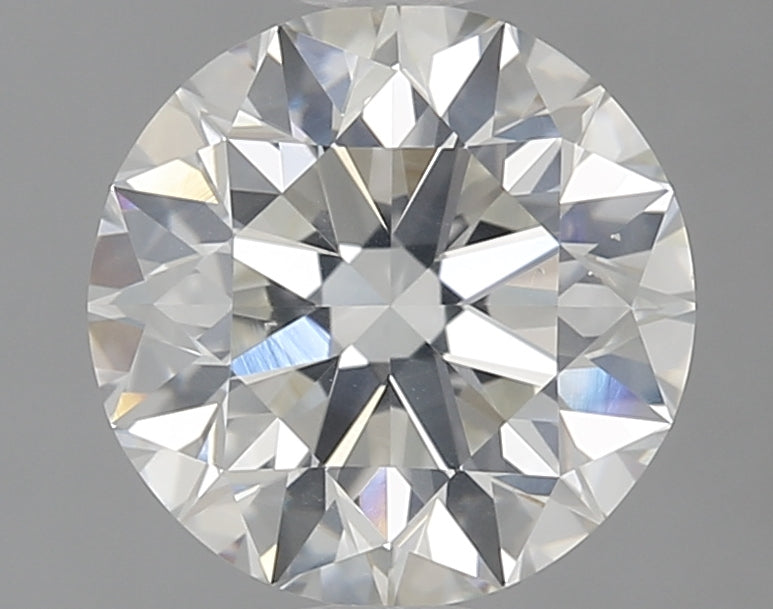 1.73 Carat Round Natural Diamond with  Cut Diamond in 14KT  view 1
