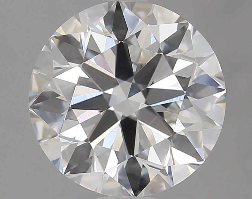 2.22 Carat Round Natural Diamond with  Cut Diamond in 14KT  view 1

