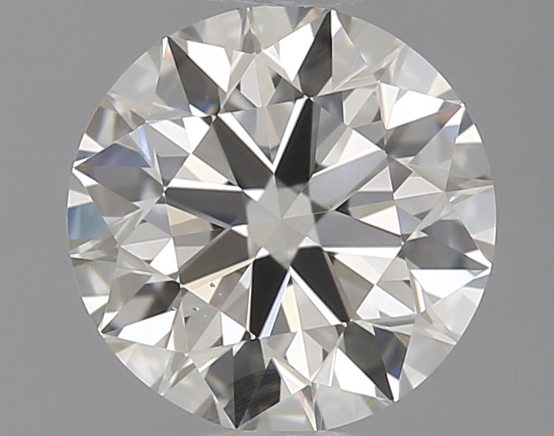 1.11 Carat Round Natural Diamond with  Cut Diamond in 14KT  view 1
