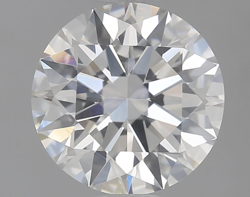 1.28 Carat Round Natural Diamond with  Cut Diamond in 14KT  view 1
