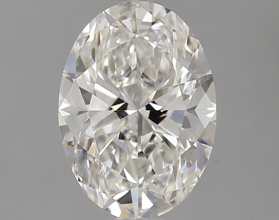 0.93 Carat Oval Natural Diamond with  Cut Diamond in 14KT  view 1
