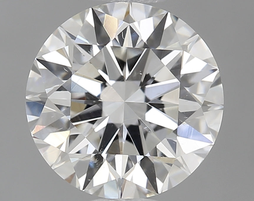 1.5 Carat Round Natural Diamond with  Cut Diamond in 14KT  view 1
