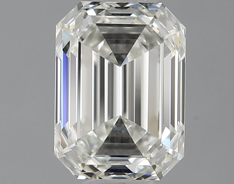 1.0 Carat Emerald Natural Diamond with  Cut Diamond in 14KT  view 1
