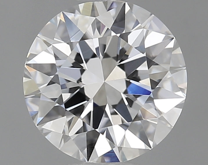 0.7 Carat Round Natural Diamond with  Cut Diamond in 14KT  view 1
