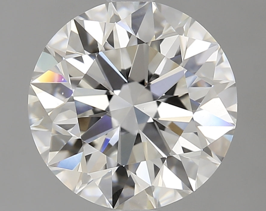 2.24 Carat Round Natural Diamond with  Cut Diamond in 14KT  view 1
