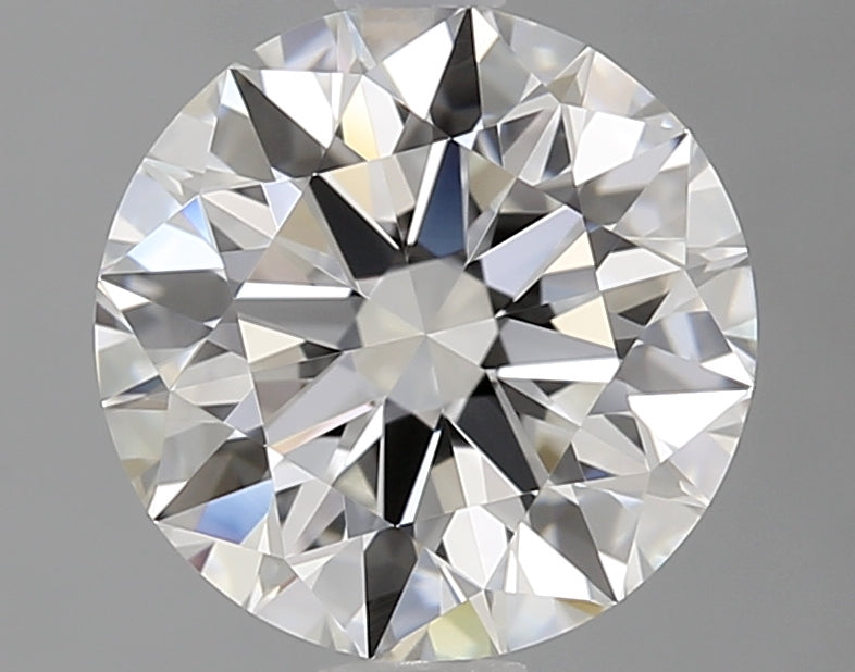 1.55 Carat Round Natural Diamond with  Cut Diamond in 14KT  view 1
