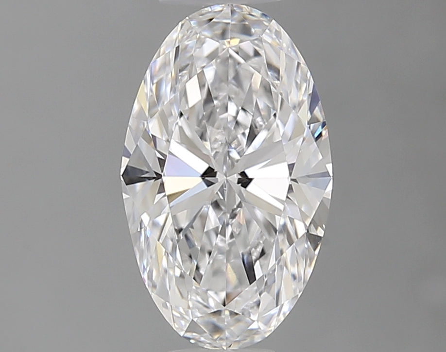 1.01 Carat Oval Natural Diamond with  Cut Diamond in 14KT  view 1
