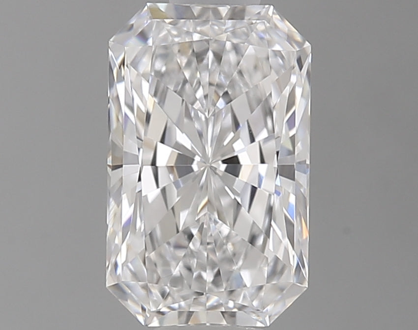 0.67 Carat Radiant Natural Diamond with  Cut Diamond in 14KT  view 1
