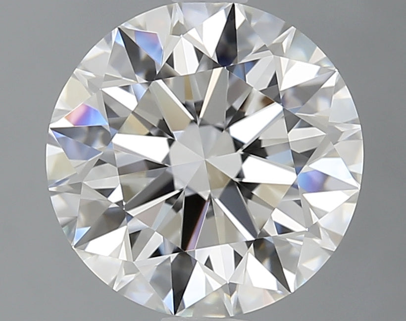 2.03 Carat Round Natural Diamond with  Cut Diamond in 14KT  view 1
