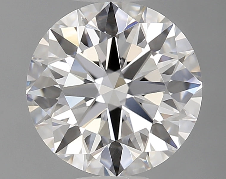 1.07 Carat Round Natural Diamond with  Cut Diamond in 14KT  view 1
