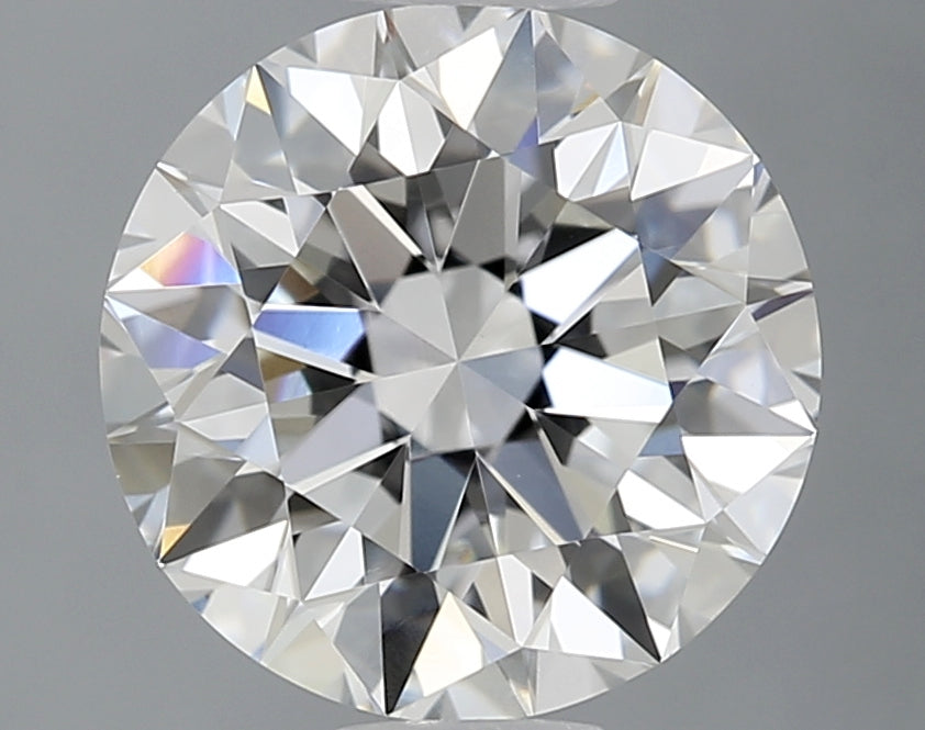 1.58 Carat Round Natural Diamond with  Cut Diamond in 14KT  view 1

