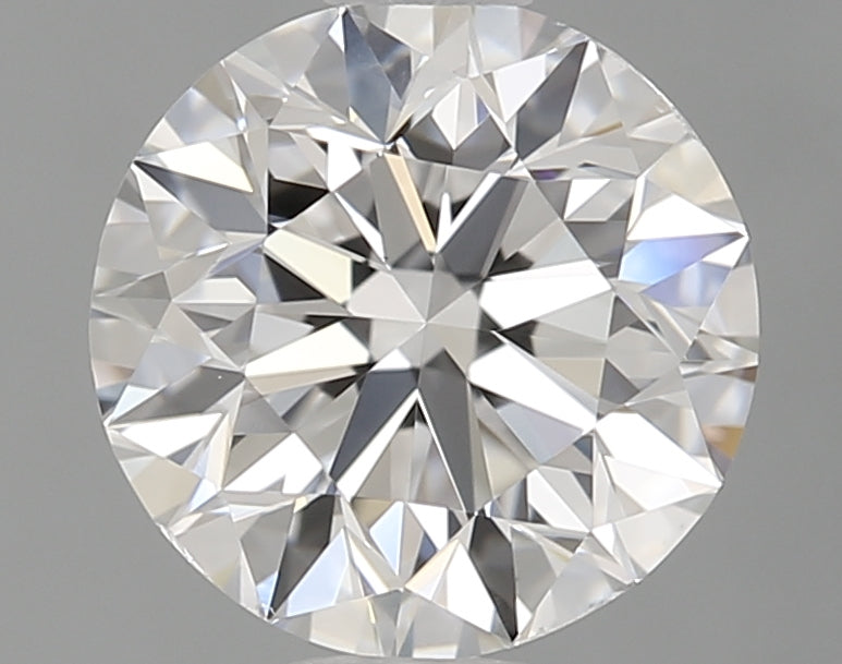 0.9 Carat Round Natural Diamond with  Cut Diamond in 14KT  view 1
