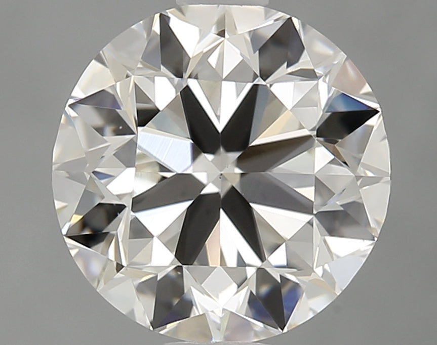 1.5 Carat Round Natural Diamond with  Cut Diamond in 14KT  view 1
