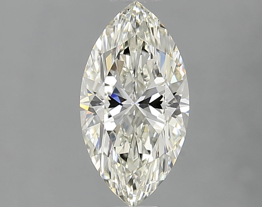 1.01 Carat Marquise Natural Diamond with  Cut Diamond in 14KT  view 1

