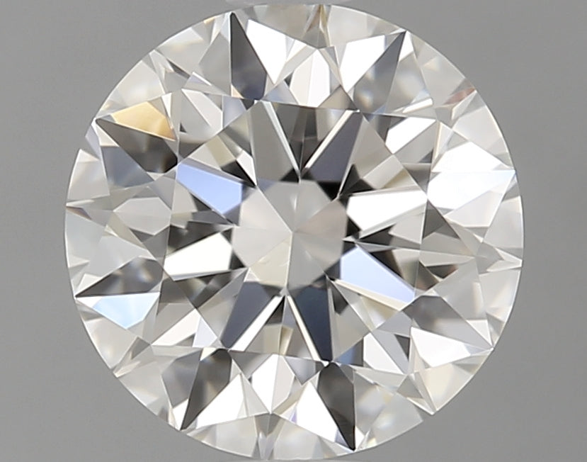 1.25 Carat Round Natural Diamond with  Cut Diamond in 14KT  view 1
