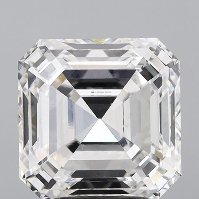 4.01 Carat Emerald Lab Diamond with  Cut Diamond in 14KT  view 1
