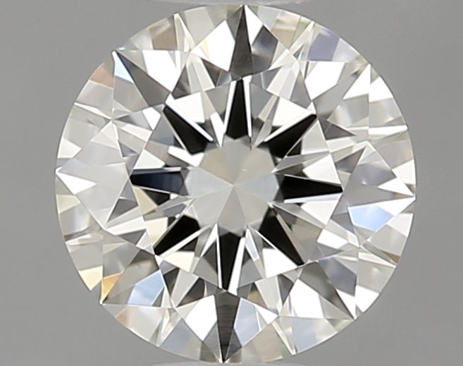 0.5 Carat Round Natural Diamond with  Cut Diamond in 14KT  view 1
