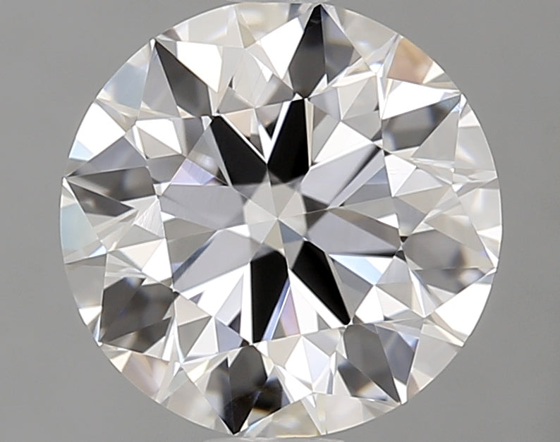 1.5 Carat Round Natural Diamond with  Cut Diamond in 14KT  view 1
