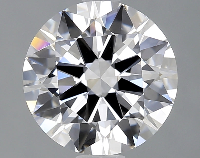 1.5 Carat Round Natural Diamond with  Cut Diamond in 14KT  view 1
